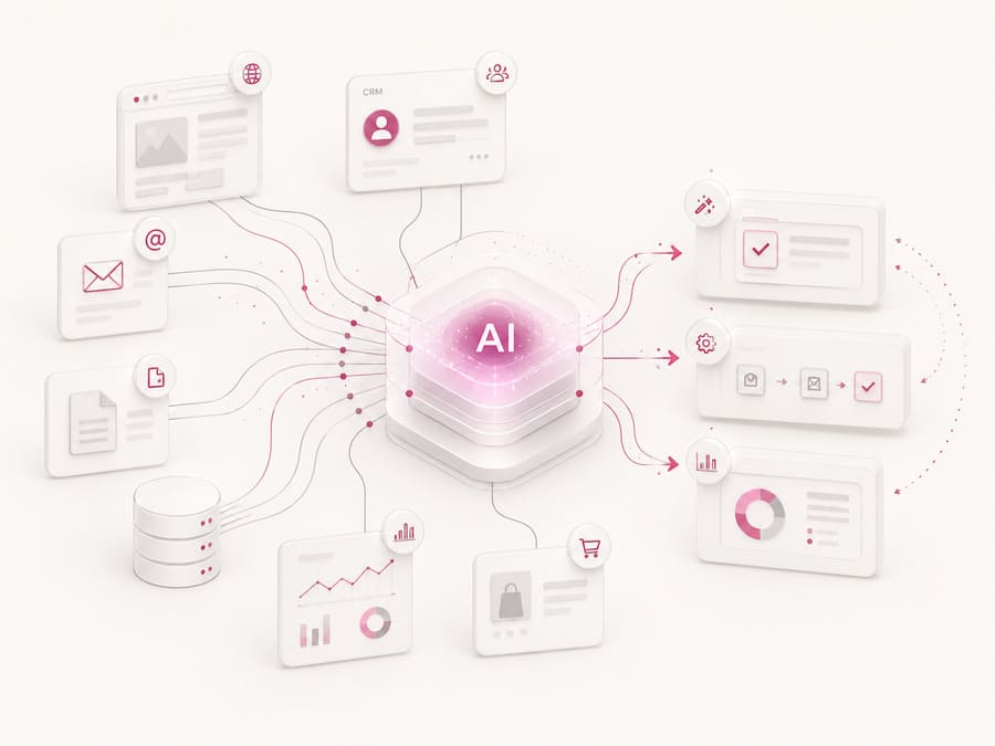 Intelligenza Artificiale collegata ai dati e agli strumenti aziendali